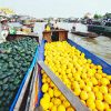 Floating market and Mekong delta