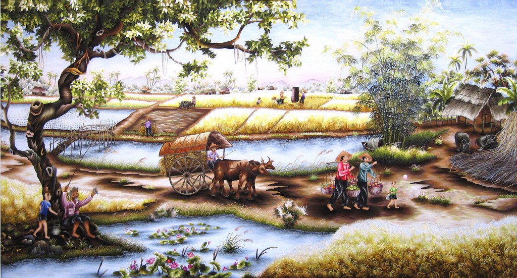 Mekong Delta: Mekong Delta đẹp như một bức tranh với những cánh đồng lúa bao la, những dòng sông uốn lượn và những ngôi nhà truyền thống. Hình ảnh sẽ đưa bạn đến với một nơi tuyệt vời, nơi mà bạn có thể thư giãn và cảm nhận tường tận vẻ đẹp của miền đất này.