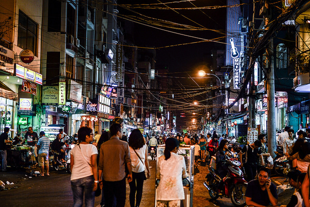 Things to do in Saigon at night - Bùi Viện Street