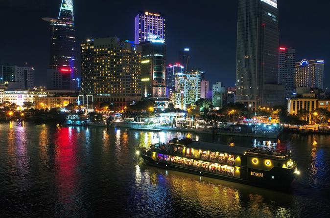 Things to do in Saigon at night - Having dinner cruise