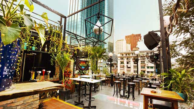 Top 5 rooftop Bars in Saigon Broma not a bar