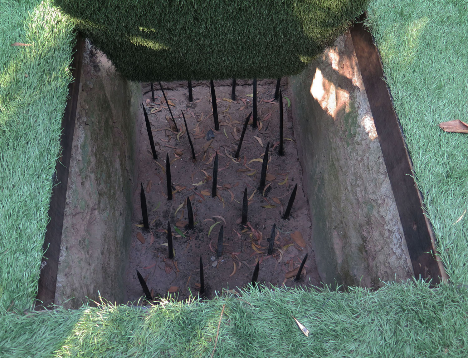 Cu Chi Tunnel Ben Duoc area completely travel guide bamboo trap