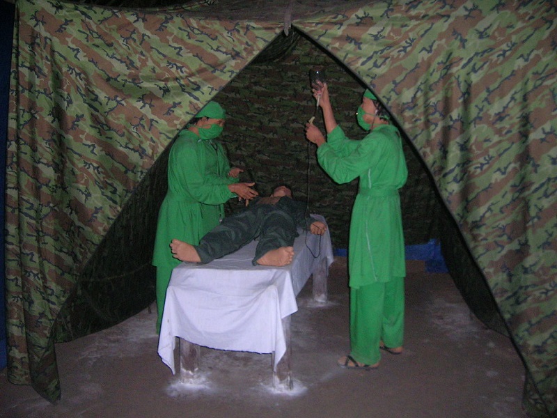 Cu Chi Tunnel Ben Duoc area completely travel guide medical room