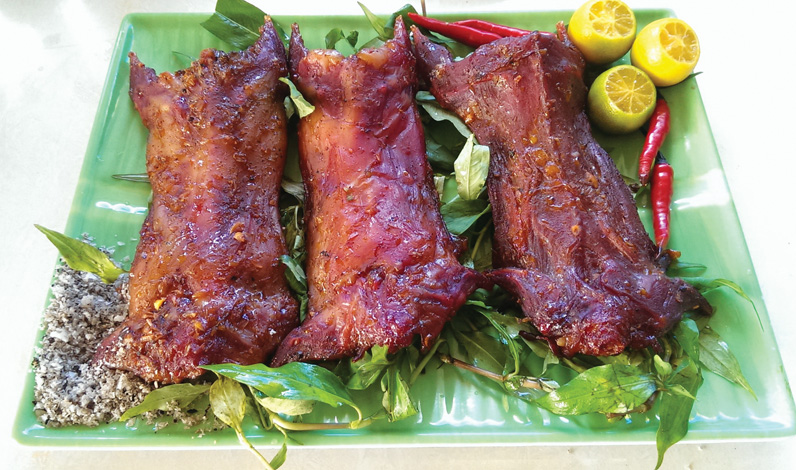 travel to ben tre province roasted rat meat