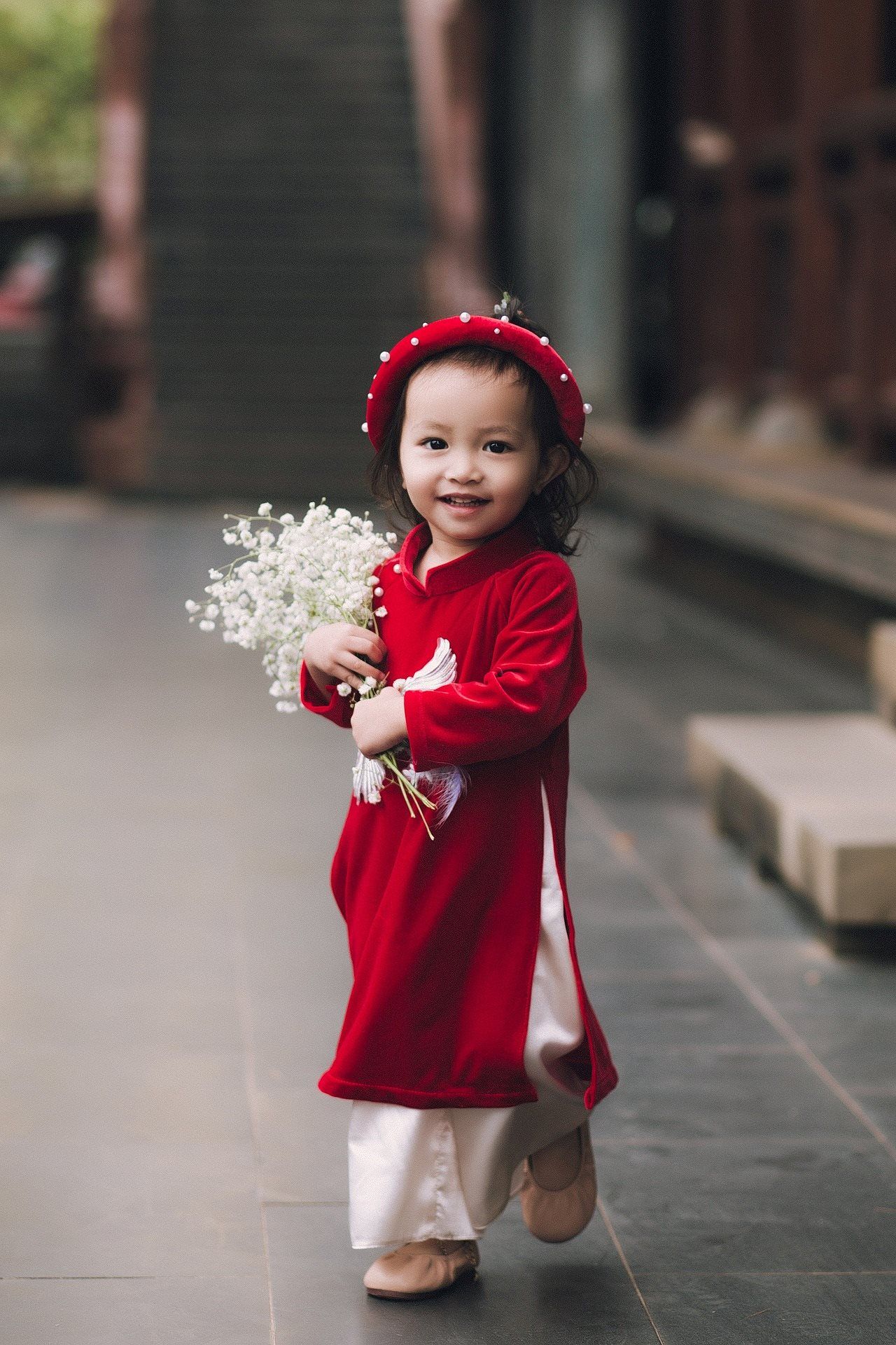 Ao dai cheap kids