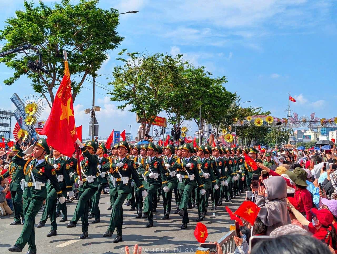 Vietnamese National Pride Fills the Streets of Saigon on April 30, 2025