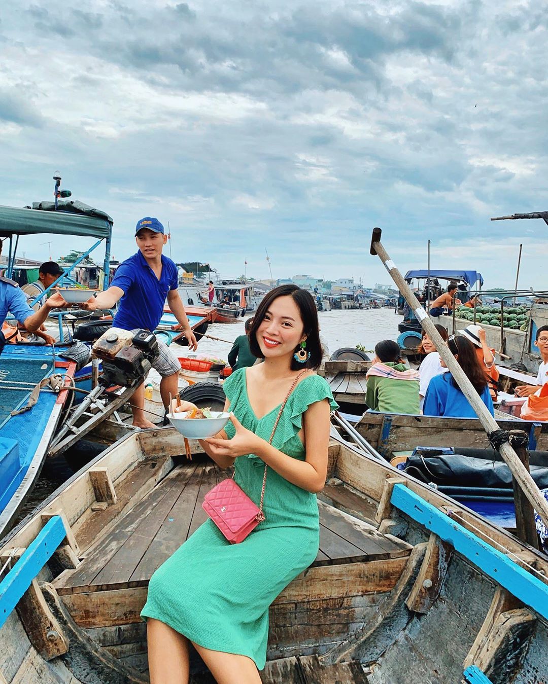 Vietnam floating market