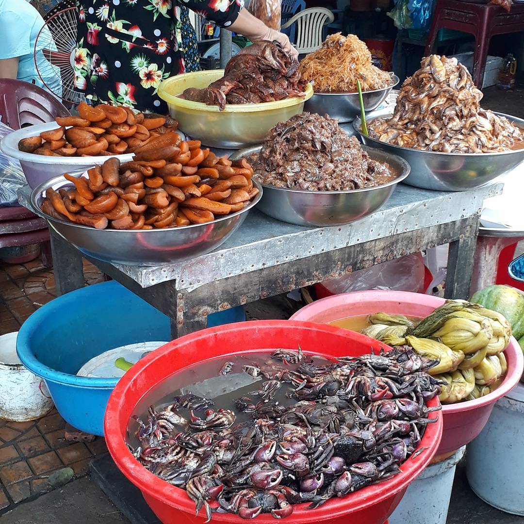 Vietnam floating market